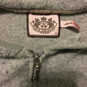 Gray Juicy Couture zip up